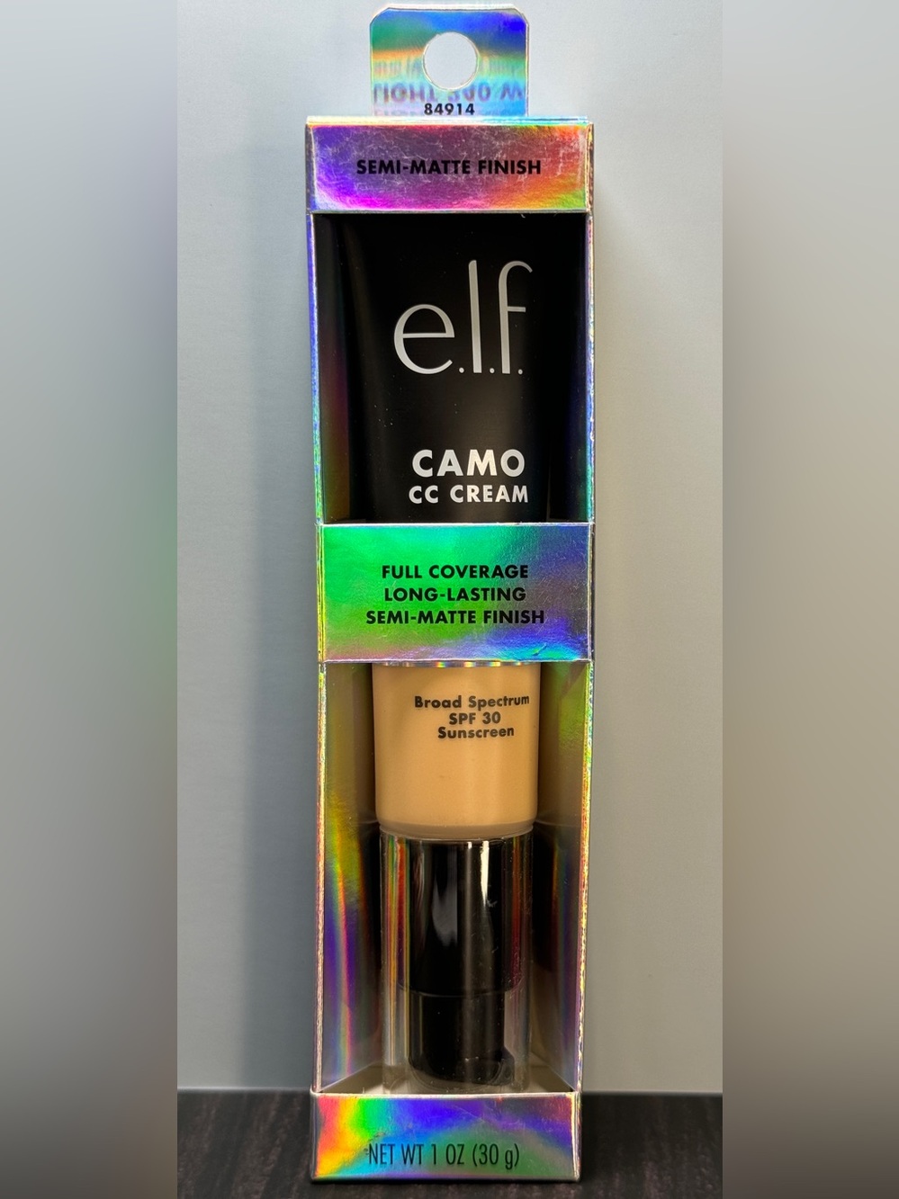 e.l.f. Camo CC Cream Foundation (Light 240 W - exp: 05/2027) NIB 30 g / 1 oz
